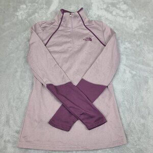 North Face Women's Canyonlands  1/4 Zip Pullover Two Tone Purple Sz Small‎